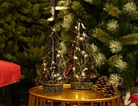 LED glass tree
