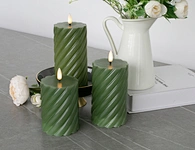 unique led wax candle