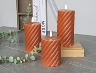 led wax candle light