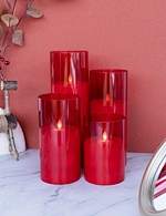 jelly wax candle glass