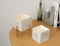 unique led wax candle