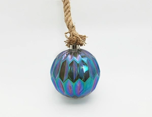 Led hanging glass decoration