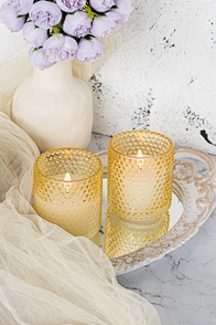glass candle wax