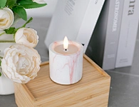 flickering flameless candle