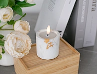 led wax candle unique