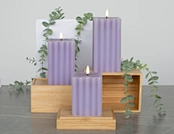 unique led wax candle