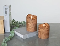 led wax candle unique