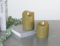 flickering flameless candles