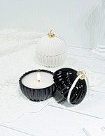 LED ceramic wax candle