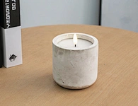 unique led wax candle