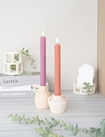 led flameless wax candle