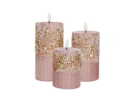 unique led wax candle