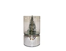 LED glass tube with xmas tree deco