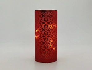 LED glass pot