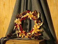 Christmas Wreath with LED light chain