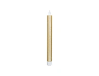 LED holiday wax taper candle