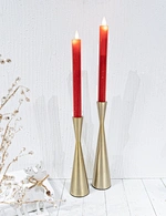 LED holiday wax taper candle