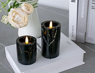 flameless led wax candles