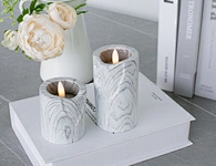 real wax flameless candles