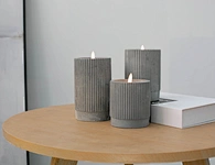 led wax candle light