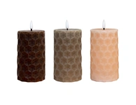 LED holiday swing wax candle