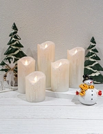 flickering candles