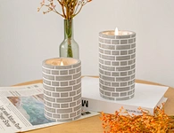 flickering candles