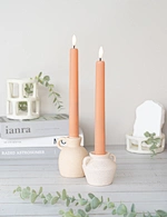 flickering flameless candle