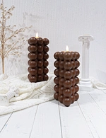 bubble glass candle holder