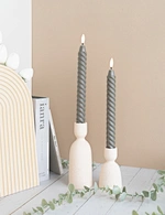 Flameless Flickering Plastic Taper Candle