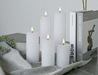 flickering candles