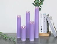 flickering candles