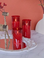 led flameless wax candles