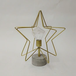 led metal light art