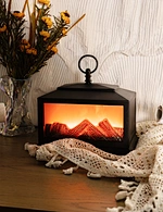 LED flameless fireplace
