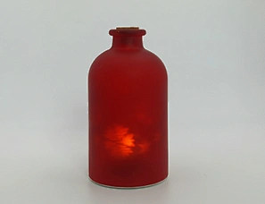 Glass Jar with rotating light