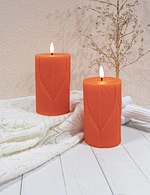 unique led wax candle