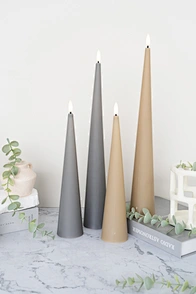 flickering flameless candles