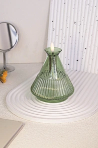 led candle glass light  led light