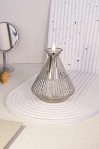 led candle glass light  led light