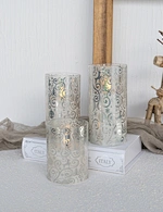 wax candle with led