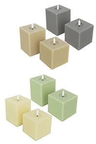 flameless flickering tea lights