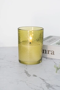 flameless candle real wax