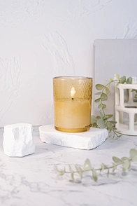 led flameless wax candle