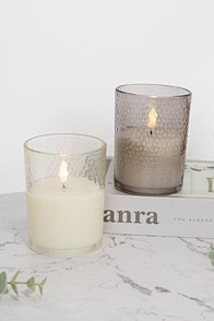 led flameless wax candle