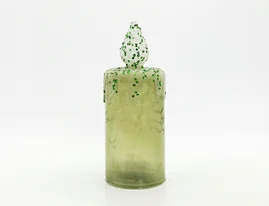 Led glass candle