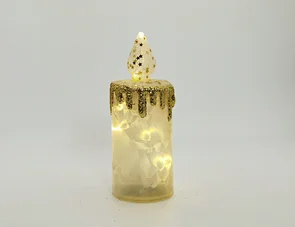 Led glass candle