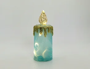 Led glass candle
