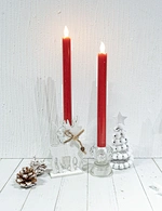 led taper candle white