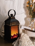 LED flameless fireplace
